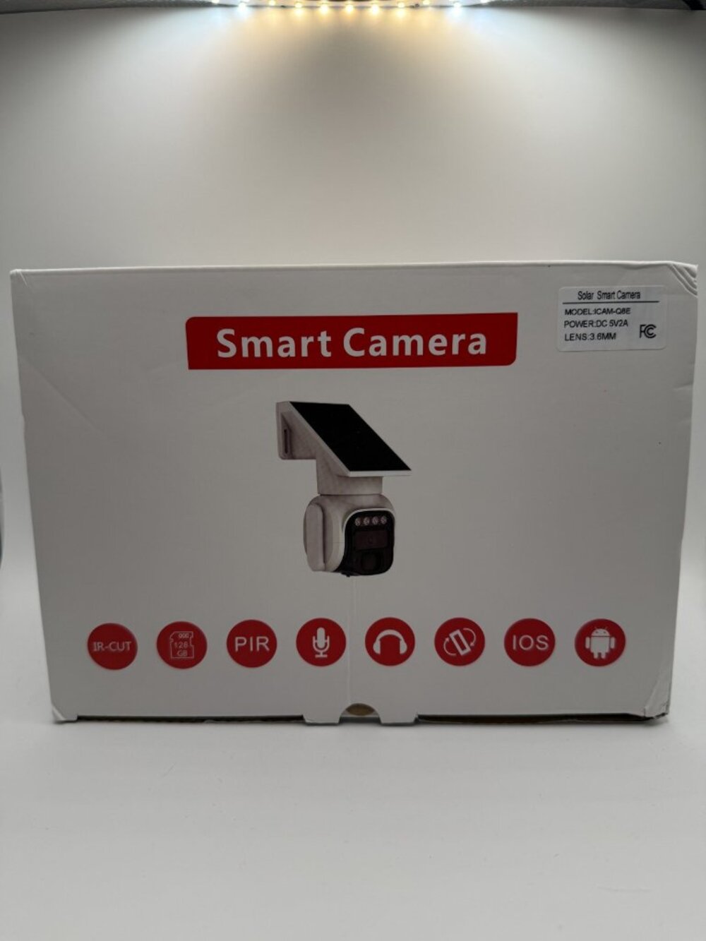 Solar Smart Security Camera ICAM-Q8E - Picture 1 of 1